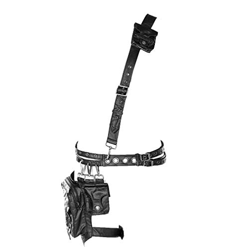 Punk Rave Harness-Gürteltasche - Catacomb Kunstleder Cover