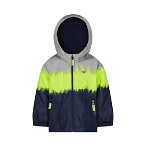 OSHKOSH B’GOSH Boys’ Midweight Jersey Lined Hooded Jacket with Zipper Pocket