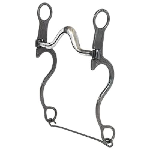 Abetta 5" Cavalry Shank Spooned Bit Horse Tack 160338