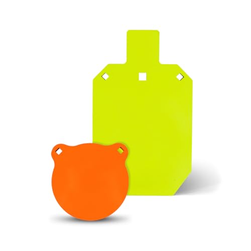 Image of Highwild AR500 Steel Shooting Targets Combo Metal Gong Silhouette Targets for Shooting Range Outdoor