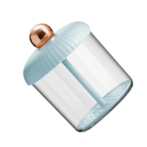 minkissy Botella Espumosa Limpiador De Burbujas Leche Limpiadora Lavar Agua Espuma Productos Cara De Esponja Exfoliante Soplo Limpiador Facial Jabón De Limpieza Húmedo Gel Abdominales Blue