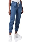 GERRY WEBER Edition Damen Jogg Pant Freizeithose, Blue Denim mit use, 44