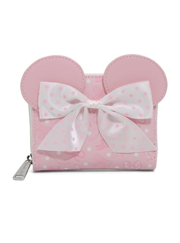 Loungefly Minnie Mouse Debossed Zip Wallet — BoxLunch Exclusive