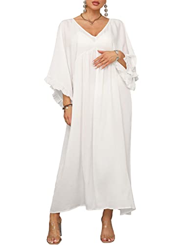 Bsubseach Kaftan Kleider für Damen Badeanzug Cover Up Kaftan Maxi Haus...