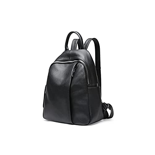 JINGYAN Bolsos mochila para mujer Bolsa de viaje de la mochila de las señoras de la cuero de la capa superior