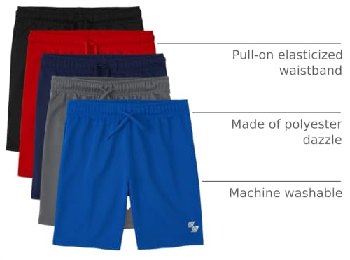 Image of The Children's Place Boys' Performance Basketball Shorts 2 Pack