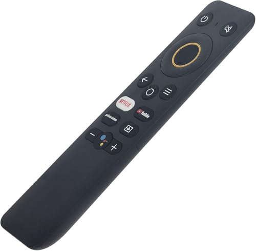 Image of BLACKSHEEP Infrared Remote Control for Realme Smart 4K Android LED OLED QLED TV Replacement for Original realme Remote with Netflix, Prime Video and YouTube Hot Keys - Non Voice-Black