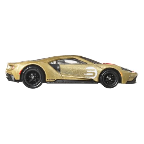 Hot Wheels Blvd Ford GT Mini Car 1:64 Dorado miniatura 3