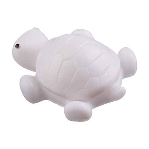 Kanzd Turtle LED 7 Colours Changing Night Light Lamp Party Colorful Night Lights Kids Bedroom Decor (White)
