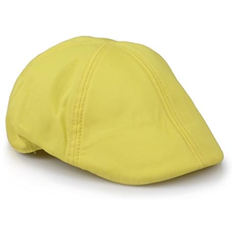 The Sox Market Mens Cotton Duckbill Colorful Cap Golf Driving Ivy Cabbie Hat (Banana) Cover