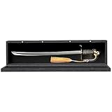 Resafy Champagne Saber with Golden Handle - Sparkling Wine Opener Champagne Knife Sword Sabre Opener With Gift Case for Wedding Party