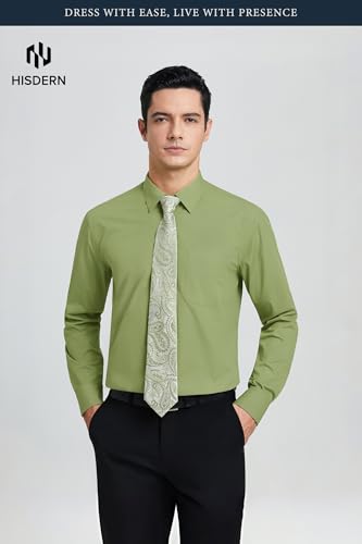 Camisa de vestir para hombre con corbata y pañuelo miniatura 4