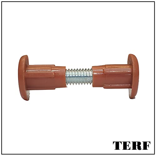 Cabinet Connecting Jointing Screws, White M6 X 34mm To 40mm (10 Pack