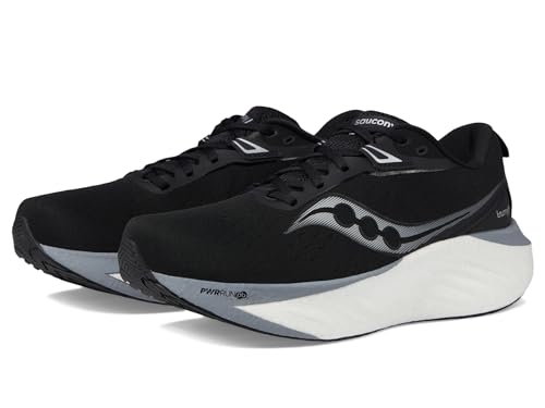 Saucony Triumph 22 Men's Running Shoe Black/White