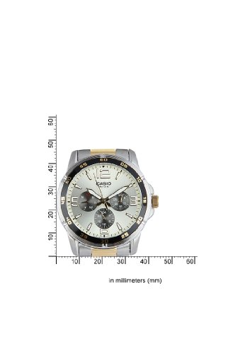 Image of Casio Enticer Men Multi Dial Yellow Watch-MTP-1299SG-9AVDF (A482)