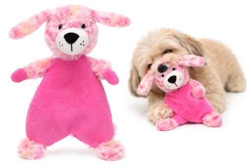 Flamingo giochi per gatti Roza cane rosa - 16,5 x 7 x 28,5 cm - peluche morbido - con squeaker e suono frusciante - gioco interattivo per gatti - design originale