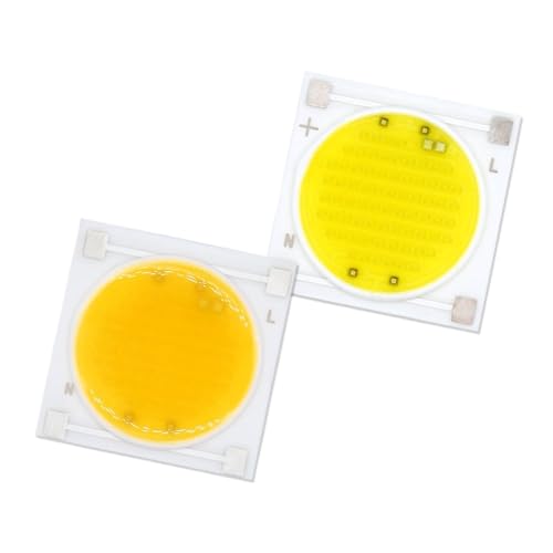AC220V 12W 15W 20W Ceramics COB LED Bulbs Chip 30W 50W Lamp Smart IC Chip for Outdoor FloodLight DIY Warm White(Warm White 3000K