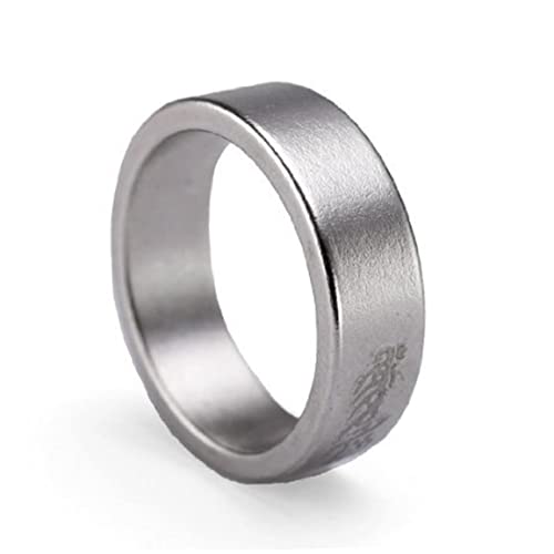 Odoukey Anneau de Doigt Simple Unisexe, Accessoires de Trucs magiciens, Anneau de Doigt magnétique Minette de Doigt Les Accessoires de Magicien Magnip montrent Une Bague magnétique 18 mm, Un Anneau Cover