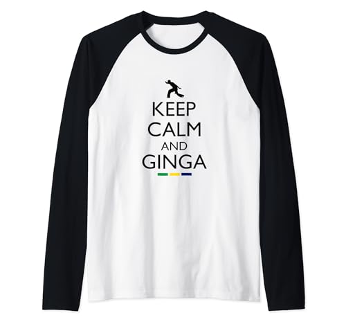 Idee regalo per salvare la calma e la ginga capoeira Maglia con Maniche Raglan
