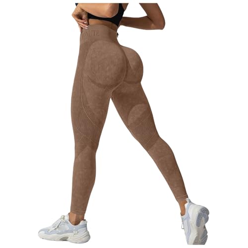 Genérico Leggins Anticeluliticos Mujer Original, Leggings Anticelulitis Mujer 3D, Mallas de Compresión, Leggins Anticeluliticos Push Up, Leggings Anticelulitico (Coffee, XL)