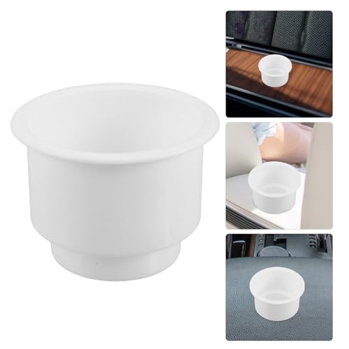 Portavasos plástico para auto y embarcación blanco miniatura 7
