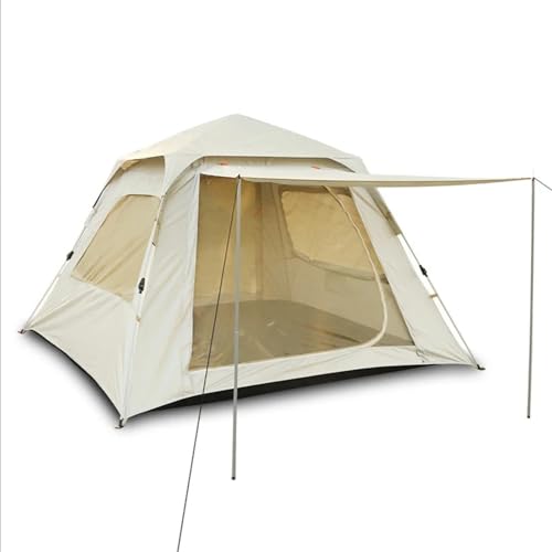 Carpa camping automática para 5-8 personas beige azul miniatura 5