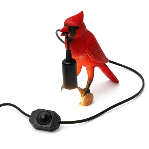 OVANUS Cardinal Lamp, Dimmable Red Cardinal Night Light for Bird Lovers | UL Lis...