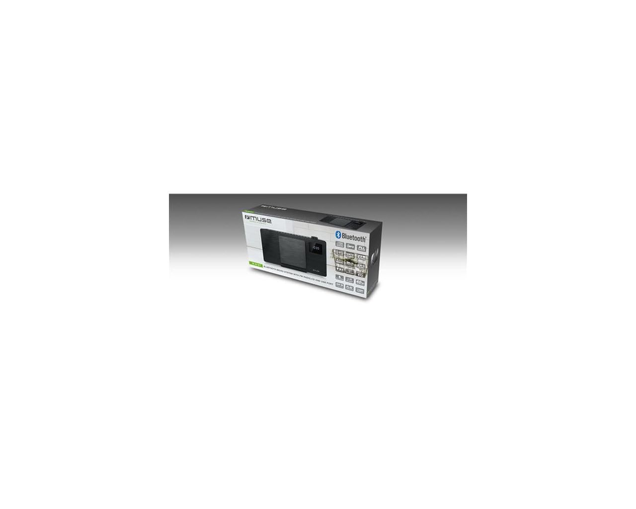 MUSE M-60 BT CD. Micro Sistema Bluetooth con Radio FM, CD y Puerto USB