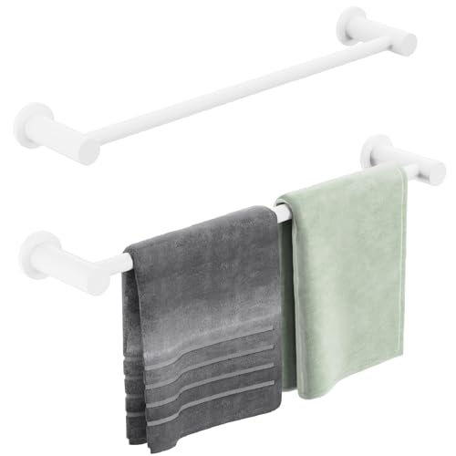 ULIBERMAGNET Magnetic Towel Holder, Magnetic Towel Rail White with Adjustable