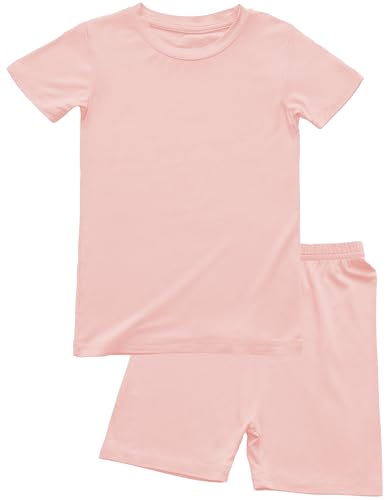 Image of BABY 2T-10Y Toddler Kids Girls Boys Soft Comfy 2pcs Set Short Sleeve Shirts and Pants Sets