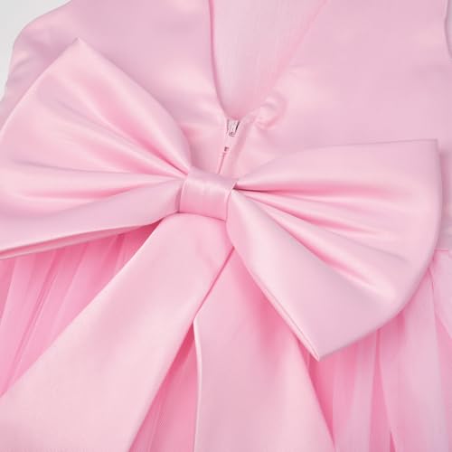 Image of JerrisApparel Flower Girls Dress Wedding Satin Dresses Princess Birthday Party Prom Ball Gown