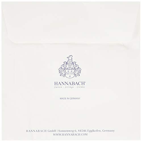 Hannabach Classical Guitar Strings Series 841 Medium Tension for Contrabass Guitar silver-plated wound, scale 750 mm - E1-8411MT - Image 2