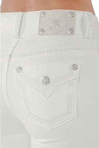 Miss Me Women's Adeline Saddle Stitch Faux Flap Pockets High-Rise Bootcut Jeans3