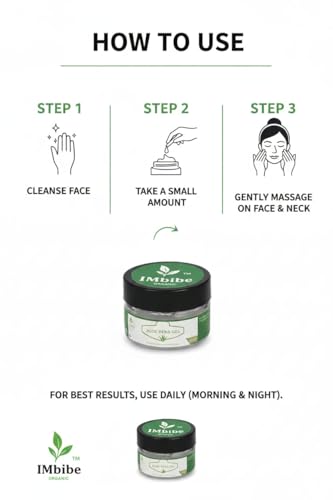 Image of Imbibeorganic Aloveragel, Natural Skin and Hair Care, Hydrating Formula 50g 2 pack