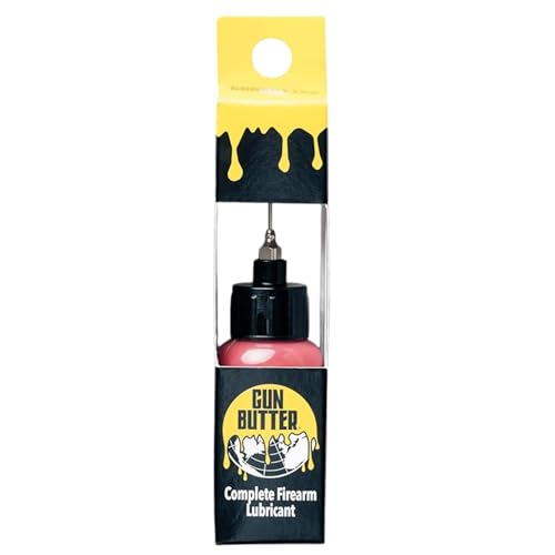 Gun Butter Needle Oiler (1 fl oz) - All Purpose Gun Lubricant Oiler & Gun Cleaner | Gun Lube Oil for EDC, Bores, Pistols, Rifles & Firearms | Superior Durability in All Weathers & Extreme Temperatures