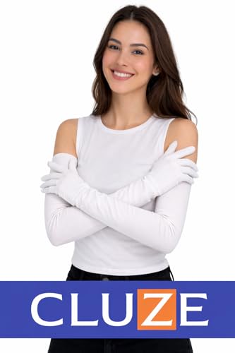 Image of Women's Driving Gloves, Printed Cotton Full Hand Summer Gloves for Protection from Sun Burn /Heat /Pollution (Pack of 1 Pair)