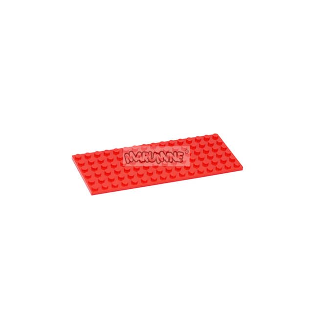 3027 6x16 Plate Building Block Baseplate 10PCS Bluk MOC Classic Create ßriсks Parts Construction Educational Kids Тоу (Red)