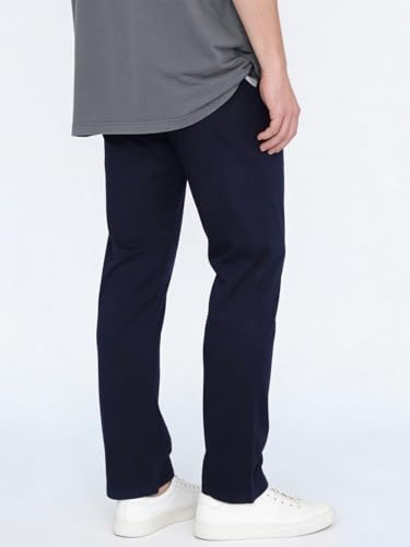 Image of Urbano Fashion Men's Straight Fit Mid Rise Cotton Casual Chinos Trousers Stretch