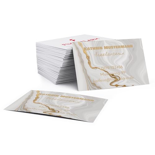 Visitenkarten erstellen mit Foto, Text und Logo - Visitenkarte selbst