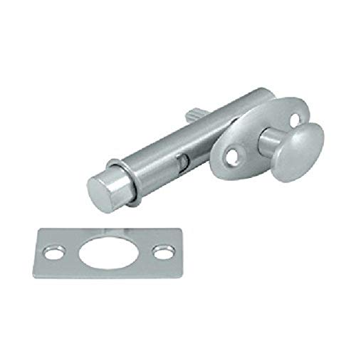 Deltana MB175 Mortise Bolt with 7/8' Projection - Brushed Chrome