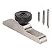 Depth Dial Indicator Base, Hardened Stainless Steel, Smoothly Operation, Secure Clamping, 3 Extension Rods, for Precise Measurements (103 * 17mm)
