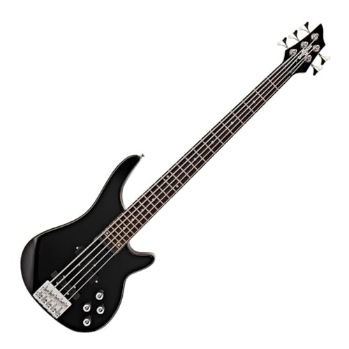 Bajo de 5 Cuerdas Chicago de Gear4music Negro