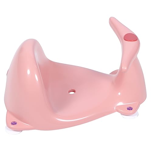 GLSTOY 1個 子供用バススツール ベビーバスサポート 幼児用入浴シート 新生児用浴槽 ベビータブ 幼児用バスシート チャイルドセーフティバスシート お風呂ベビーシート ピンク タイプ