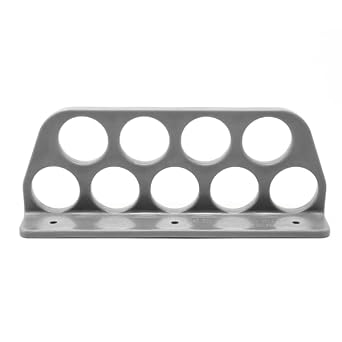 Rack-A-Tiers Cable Chase Wire Bracket (10 Pack), ETL Listed Electrical Wire Bracket, NM Cable Organizer/Hanger, Wire Holder, 9 Holes, 1-inch Hole Size, Supports Up to 27 Wires (CC9024.P10)