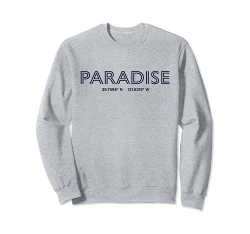 USA City Coordinates - US Paradise Sweatshirt