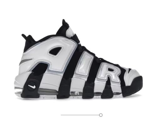 Nike More Uptempo '96 Black/White DV0819 001 Men's Size 8