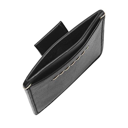 Image of Fossil Men's Westover Leather Slim Minimalist Card Case Sliding Pocket Wallet, Black, (Model: ML4585001)