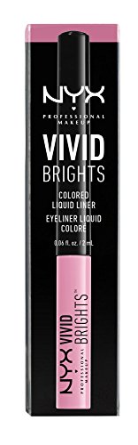 Nyx Professional Makeup Vivid Brights Liquid Eyeliner - Vivid Petal (Pastel Pink) #TOP3