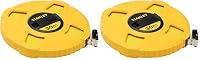 STANLEY Maßband Kapselbandmass Fiberglas (30 m Länge, ABS-Kunststoffgehäuse, klappbare Kurbel, Band beschichtet) 0-34-297 (Packung mit 2) – Ansicht 1