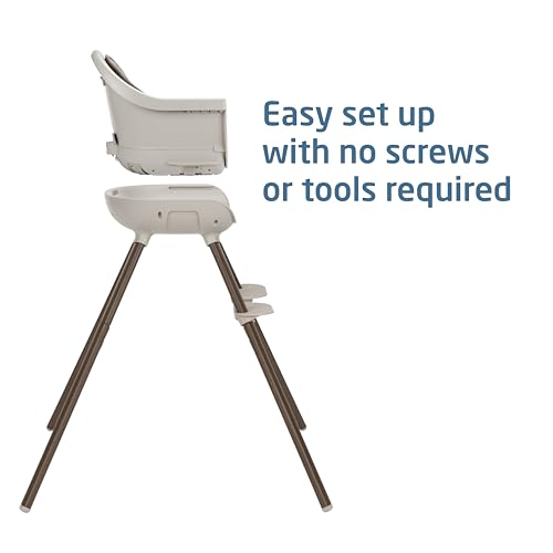 Image of Maxi-Cosi Moa 8-in-1 High Chairs for Babies and Toddlers, Machine Washable Infant High Chair, Compact, Convertible High Chair Lightweight Design, Truffle